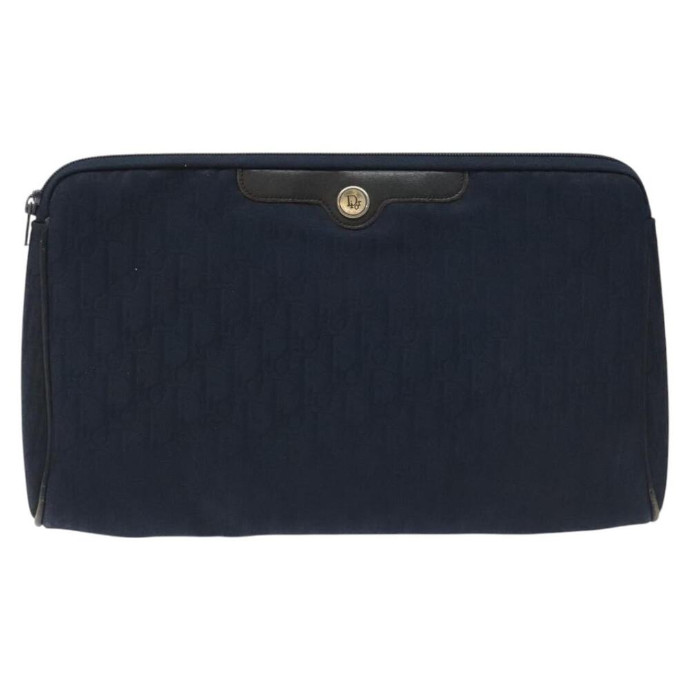 Dior Trotter Clutch Bag Navy